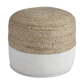 Ashley Furniture Sweed Valley Natural White Pouf