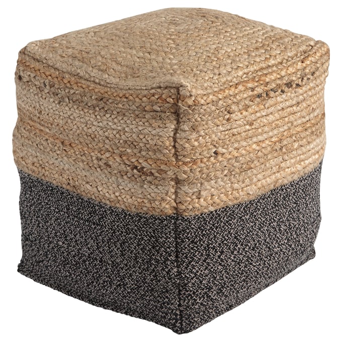 Ashley Furniture Sweed Valley Natural Black Pouf A1000422