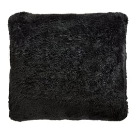 4 Ashley Furniture Gariland Black Fabric Pillows