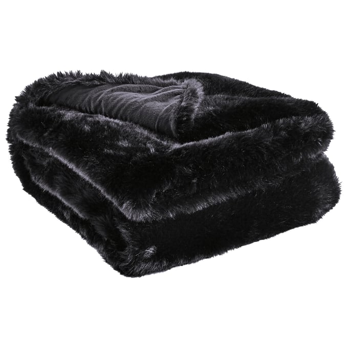 3 Ashley Furniture Gariland Black Fabric Throws A1000913