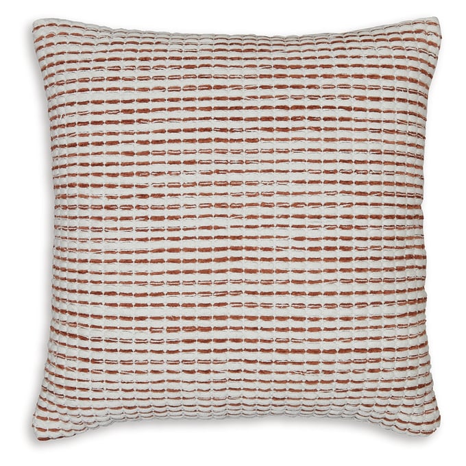 Ashley Furniture Nashlin White Rust Pillow A1001038P