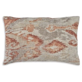 Ashley Furniture Aprover Rust Gray White Pillow