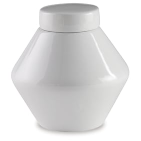 Ashley Furniture Domina White Jar (6 X6)