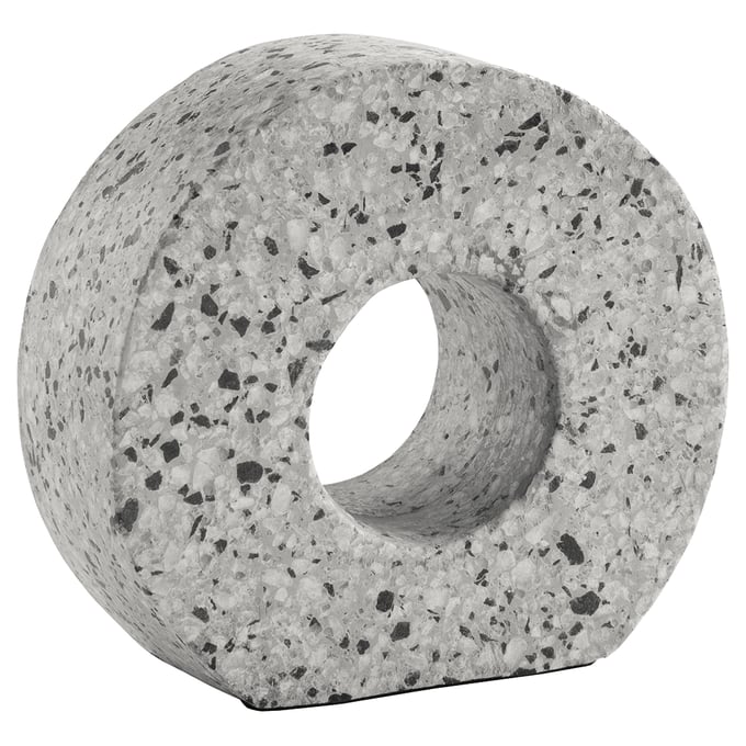 Ashley Furniture Setehen Gray Round Cement Sculpture A2000534S