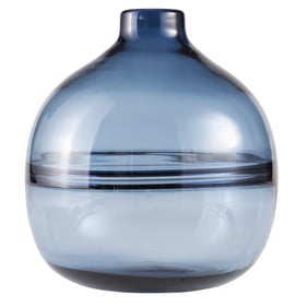 Ashley Furniture Lemmitt Navy Glass Vase