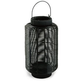 Ashley Furniture Evonne Black Small Lantern