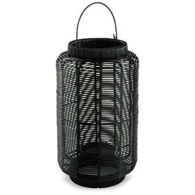 Ashley Furniture Evonne Black Large Lantern