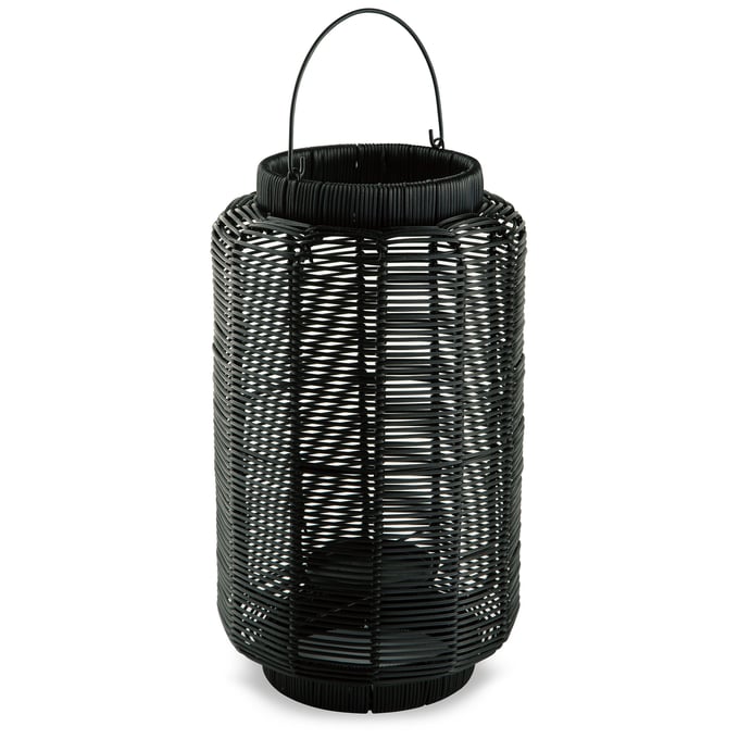 Ashley Furniture Evonne Black Large Lantern A2000564