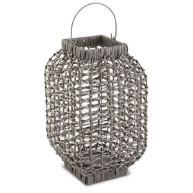 Ashley Furniture Evonne Antique Gray Small Lantern