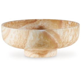 Ashley Furniture Cammen Tan White Bowl