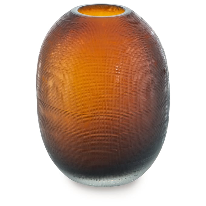 Ashley Furniture Embersen Amber Glass Vase A2900001V