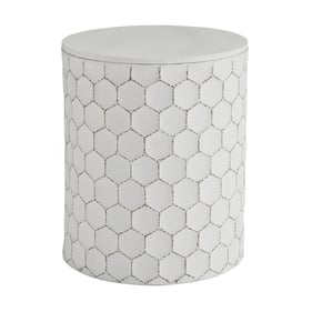 Ashley Furniture Polly White Stool