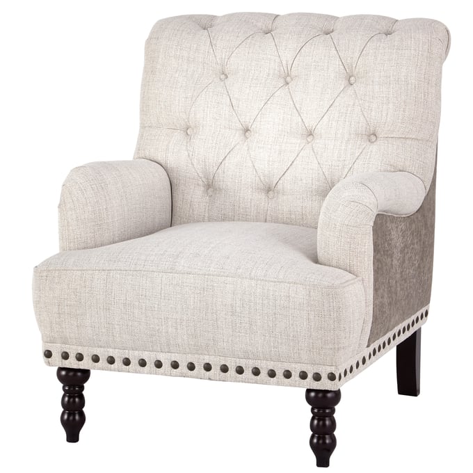 Ashley Furniture Tartonelle Ivory Taupe Accent Chair A3000053