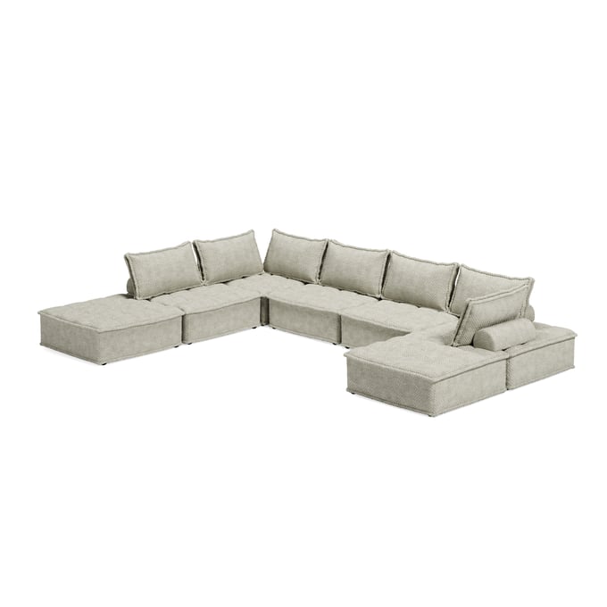 Ashley Furniture Bales Taupe 7pc Modular Seating A3000244A7