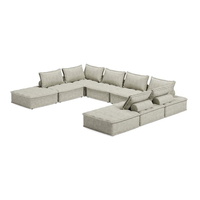 Ashley Furniture Bales Taupe 8pc Modular Seating A3000244A8