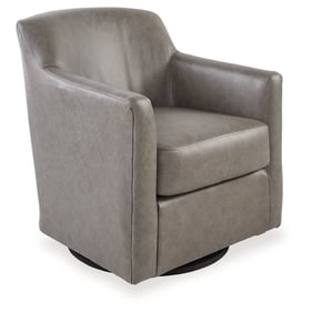 Ashley Furniture Bradney Fossil Swivel Accent Chair