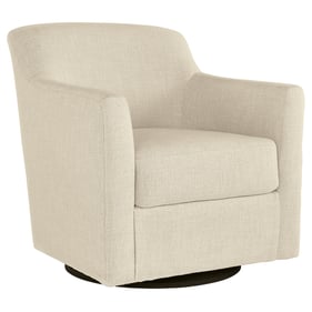 Ashley Furniture Bradney Linen Swivel Accent Chair