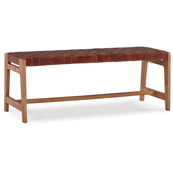 Ashley Furniture Lemmund Natural Brown Accent Bench A3000682