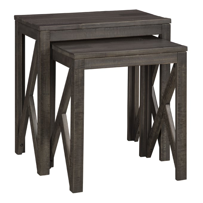 Ashley Furniture Emerdale Gray 2pc Accent Nesting Table Set A4000229