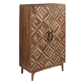 Ashley Furniture Gabinwell Two Tone Brown Accent Cabinet