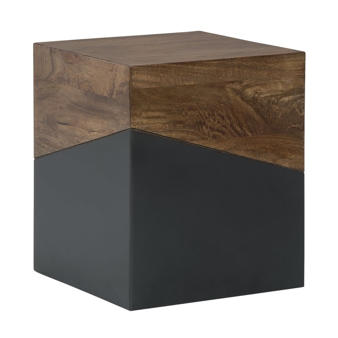 Ashley Furniture Trailbend Brown Gunmetal Accent Table A4000311