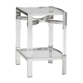 Ashley Furniture Chaseton Silver Accent Table