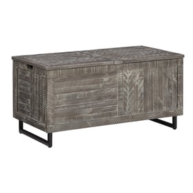 Ashley Furniture Coltport Distressed Gray Storage Trunk