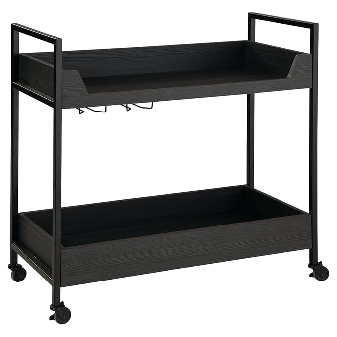 Ashley Furniture Yarlow Black Gray Bar Cart A4000392