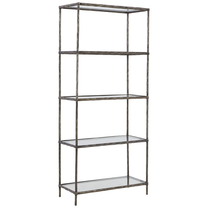 Ashley Furniture Ryandale Antique Pewter Metal Bookcase A4000451