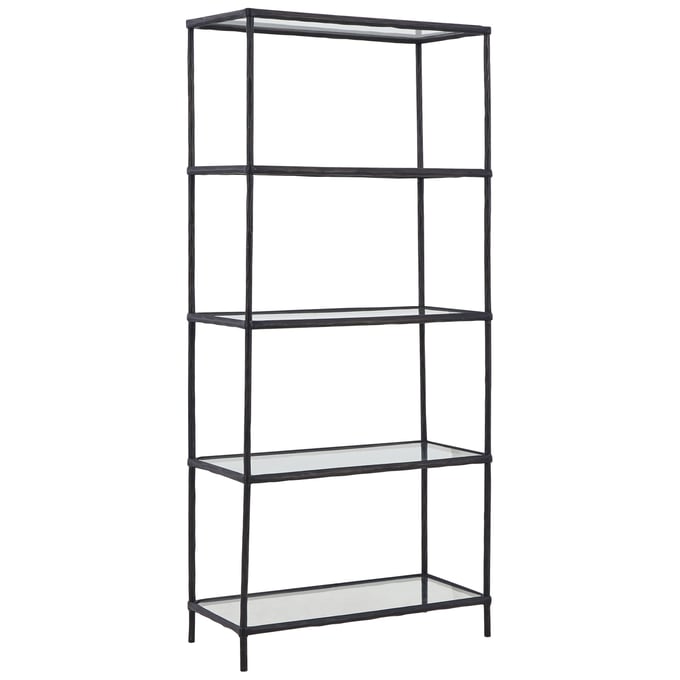 Ashley Furniture Ryandale Antique Black Metal Bookcase A4000461