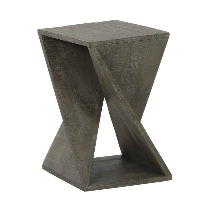 Ashley Furniture Zalemont Distressed Gray Accent Table A4000509