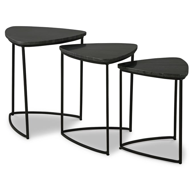 Ashley Furniture Olinmere Black 3pc Accent Table Set A4000539