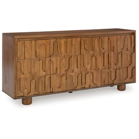 Ashley Furniture Gadburg Medium Brown Accent Cabinet