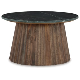 Ashley Furniture Ceilby Black Brown Accent Cocktail Table