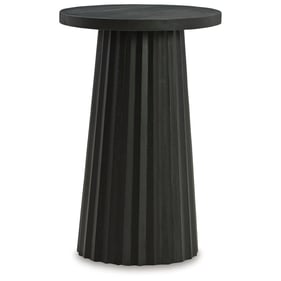 Ashley Furniture Ceilby Black Accent Table