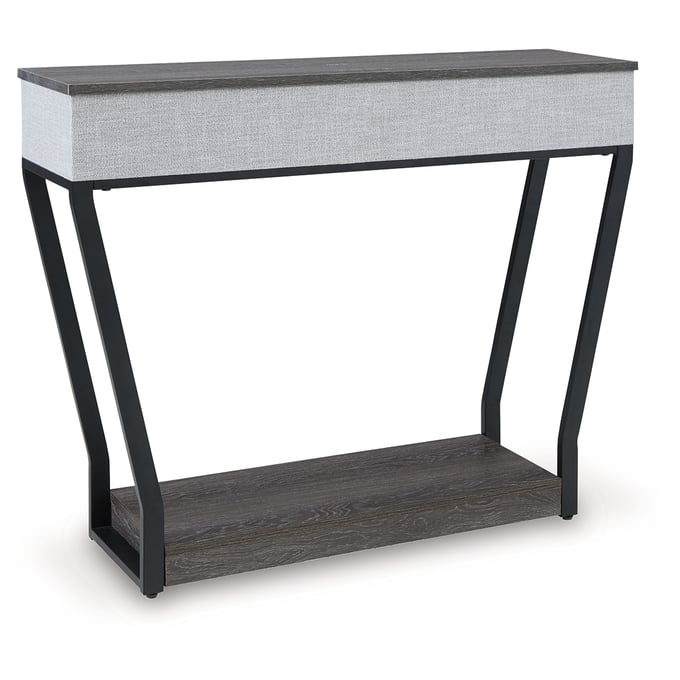 Ashley Furniture Sethlen Gray Black Console Sofa Table A4000640