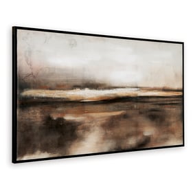 Ashley Furniture Drewland Black Brown Orange Wall Art