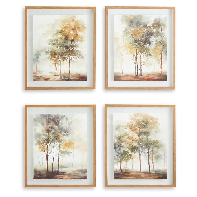 Ashley Furniture Bryneford 4pc Wall Art Set A8000411