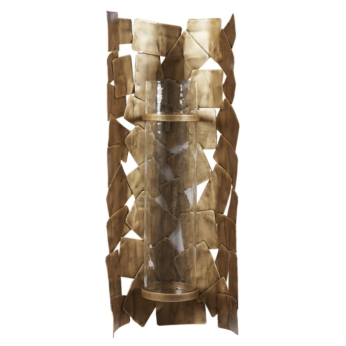 Ashley Furniture Jailene Antique Gold Wall Sconce A8010187