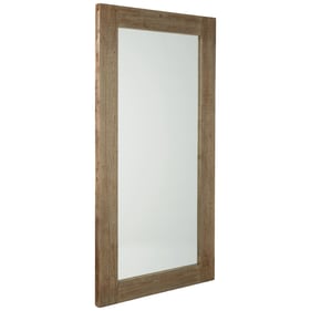 Ashley Furniture Waltleigh Distressed Brown Floor Mirror