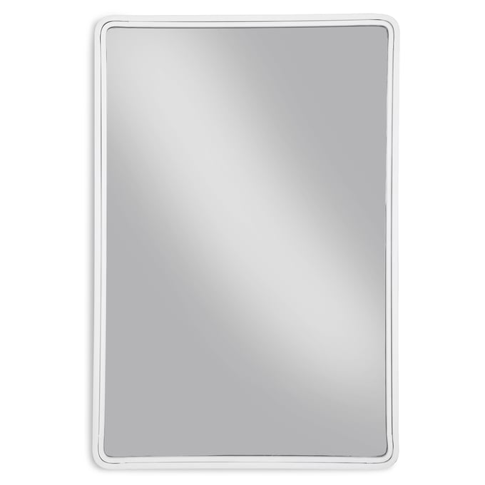 Ashley Furniture Brocky White Metal Accent Mirror A8010293