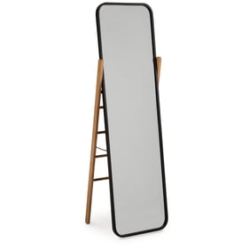 Ashley Furniture Bronick Black Brown Floor Mirror