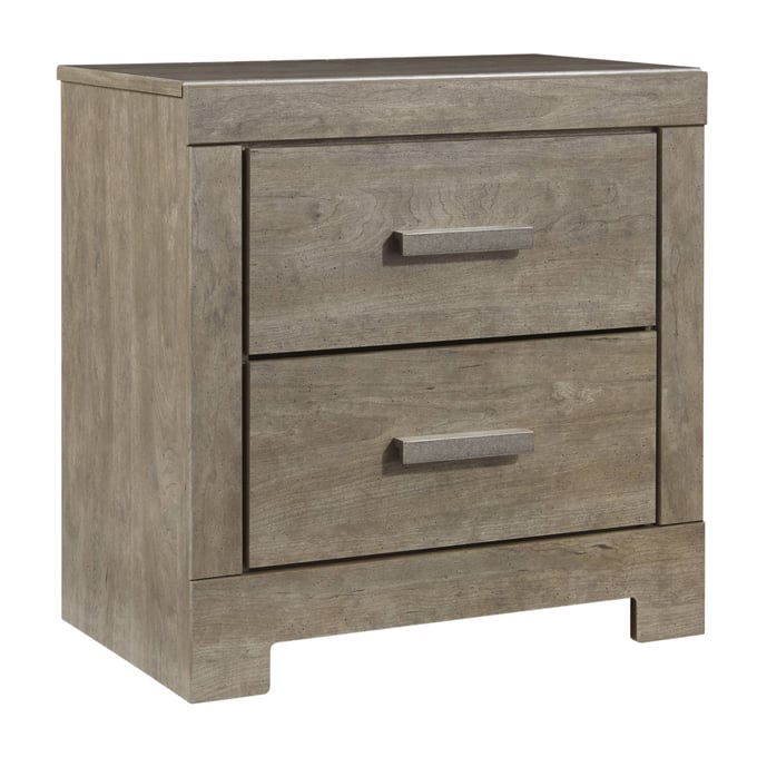 Ashley Furniture Culverbach Gray Two Drawers Night Stand B070-92