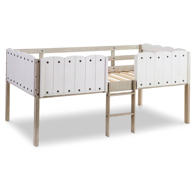 Ashley Furniture Wrenalyn Two Tone Wood Twin Loft Bed Frame B081-162