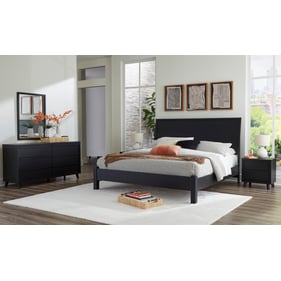 Ashley Furniture Danziar Black 4pc King Panel Bedroom Set