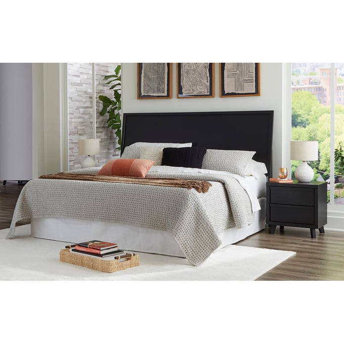 Ashley Furniture Danziar Black 2pc Bedroom Set With Queen Panel Headboard B1013-BR-S1