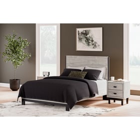 Ashley Furniture Vessalli Gray 4pc Bedroom Set With Queen Panel Bed