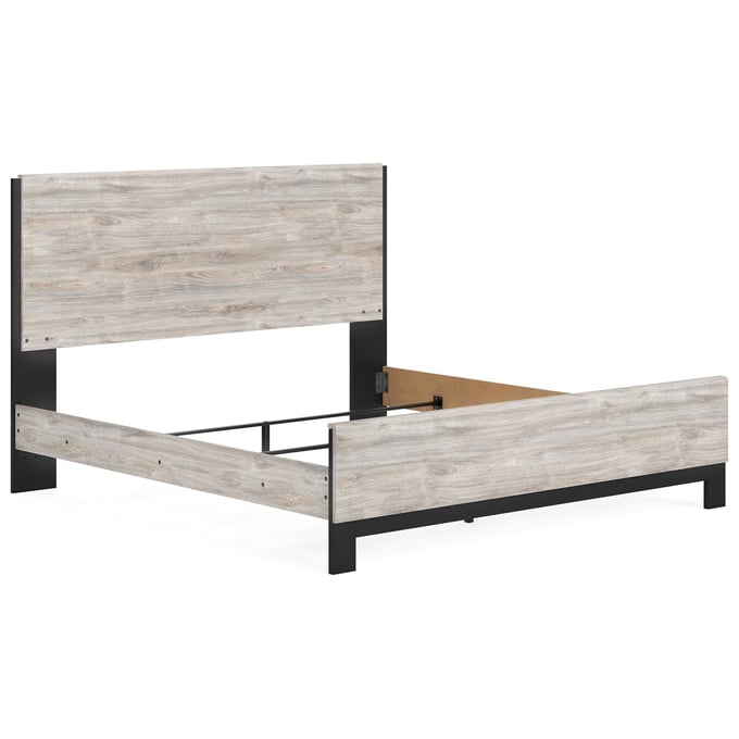 Ashley Furniture Vessalli Gray King Panel Bed B1036B7