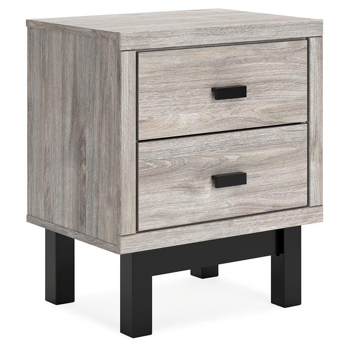 Ashley Furniture Vessalli Gray Two Drawer Night Stand B1036-92