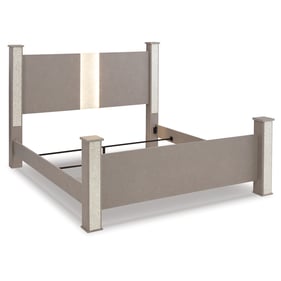 Ashley Furniture Surancha Gray Queen Poster Bed